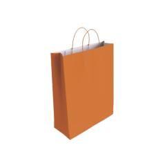Bismark 329835 bolsa de papel naranja pack 25 unidades
