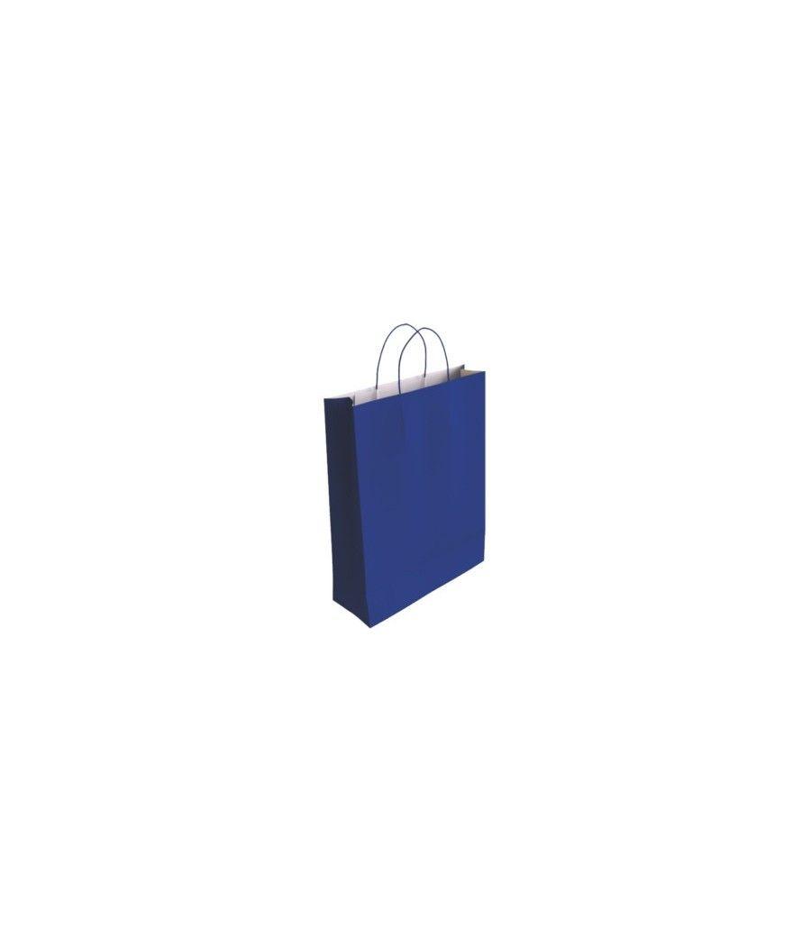 Bismark 329830 bolsa de papel azul pack 25 unidades