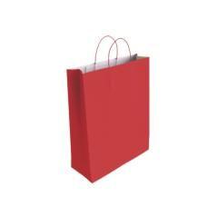 Bismark 329827 bolsa de papel rojo pack 25 unidades