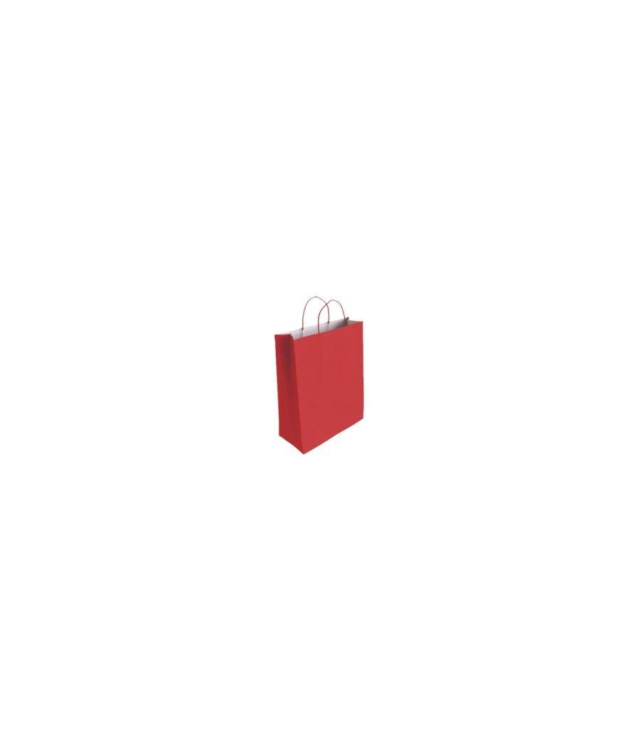 Bismark 329824 bolsa de papel rojo pack 25 unidades