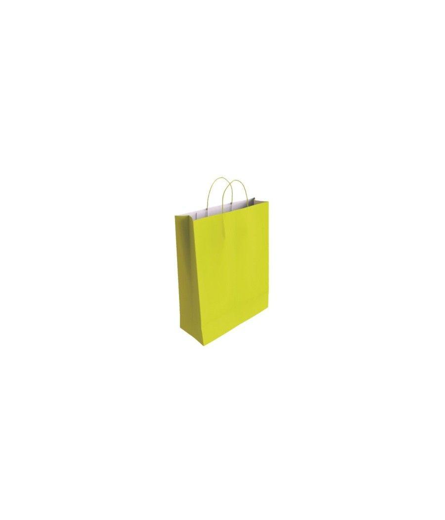 Bismark 329823 bolsa de papel verde pack 25 unidades