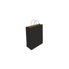 Bismark 329840 bolsa de papel negro pack 25 unidades