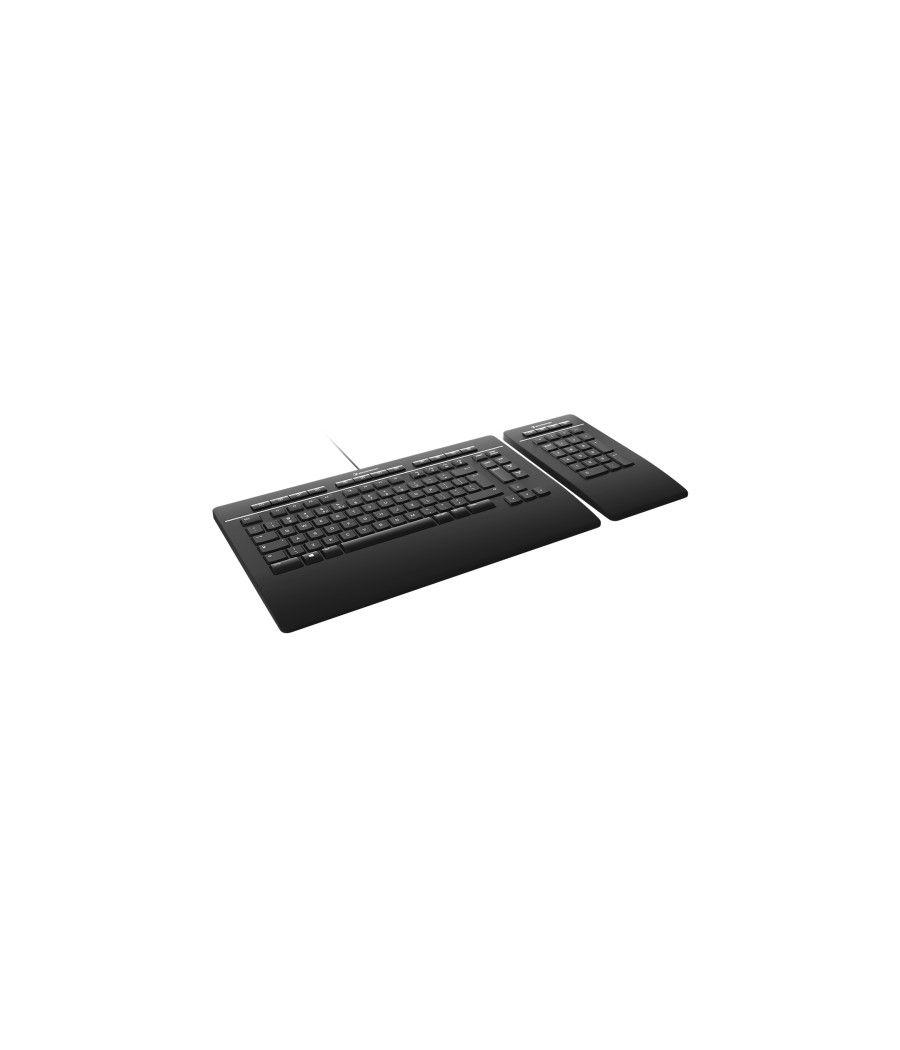 3dconnexion keyboard pro with numpad teclado usb negro