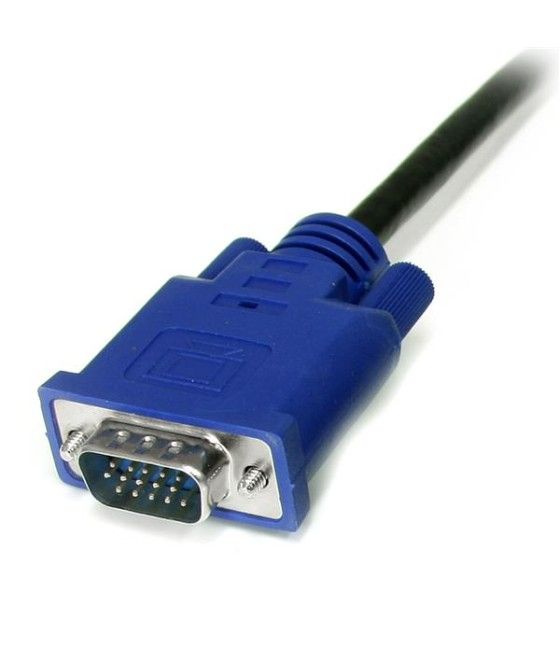 StarTech.com Cable KVM de 1,8m Ultra Delgado Todo en Uno VGA PS/2 PS2 HD15 - 6ft Pies 3 en 1 - Imagen 3