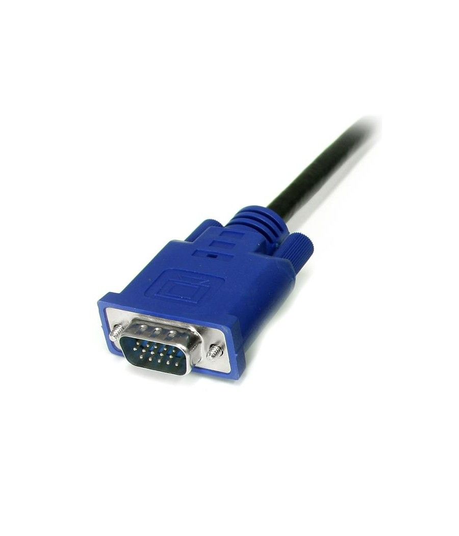 StarTech.com Cable KVM de 1,8m Ultra Delgado Todo en Uno VGA PS/2 PS2 HD15 - 6ft Pies 3 en 1 - Imagen 3