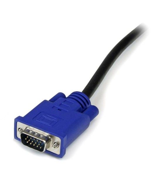 StarTech.com Cable KVM de 3m Ultra Delgado Todo en Uno VGA USB HD15 - 10ft Pies 2 en 1 - Imagen 4