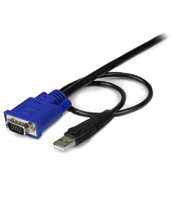 StarTech.com Cable KVM de 1,8m Ultra Delgado Todo en Uno VGA USB HD15 - 6t Pies 2 en 1 - Imagen 3
