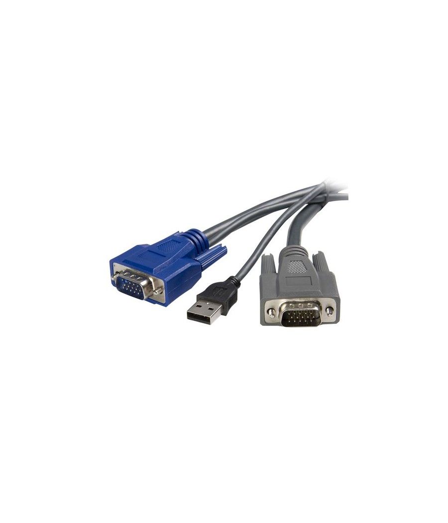 StarTech.com Cable KVM USB VGA 2 en 1 Ultra Delgado - 1,8m - Imagen 1
