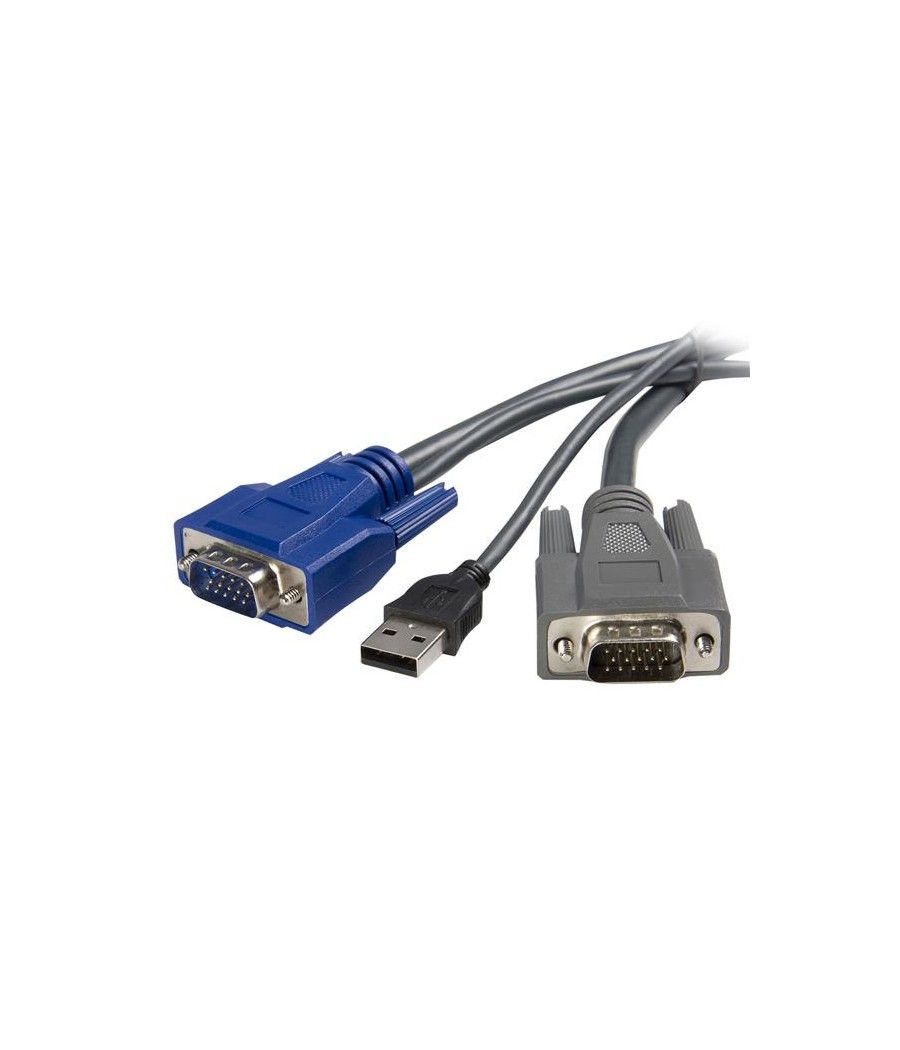 StarTech.com Cable KVM USB VGA 2 en 1 Ultra Delgado - 1,8m - Imagen 2
