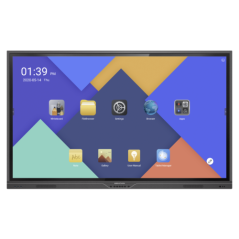 Hikvision pantalla interactiva 65" 4k / ir touch / android 8.0 / 3gb / almac int 32gb / 20 puntos / 500 cd/m2 / 6000:1 / hdmi x2