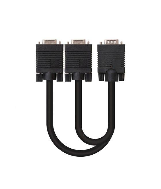Nanocable CABLE BIFURCADOR SVGA HDB15/M-2xHDB15/H 45 CM - Imagen 1