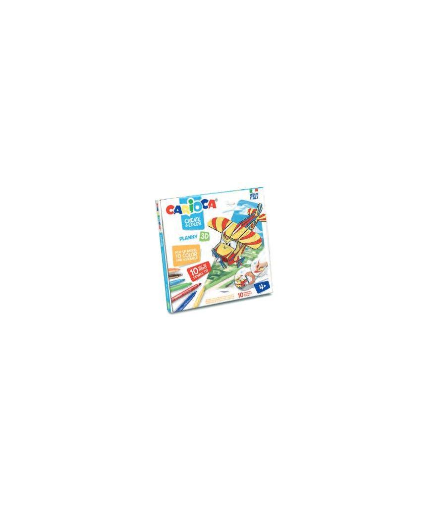 Set create & color jet junior 3d carioca 42904