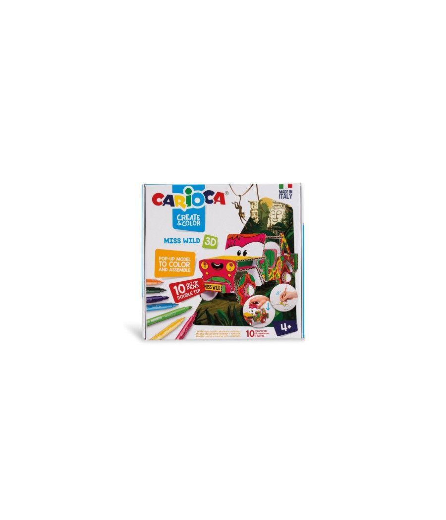 Set create & color ms. wild 3d carioca 42906