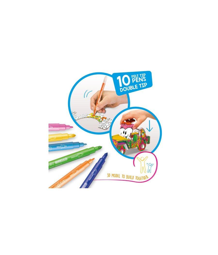 Set create & color ms. wild 3d carioca 42906