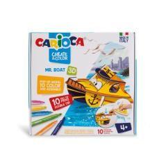 Set create & color mr. boat 3d carioca 42905