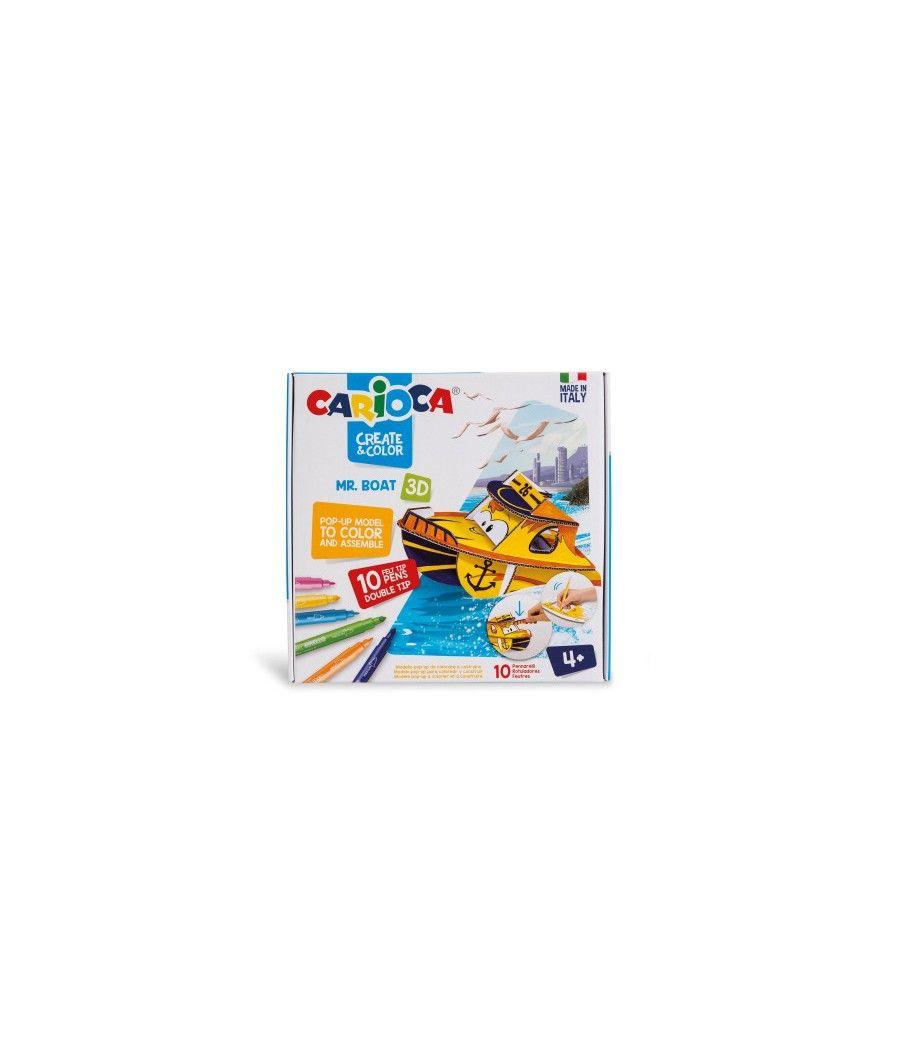 Set create & color mr. boat 3d carioca 42905