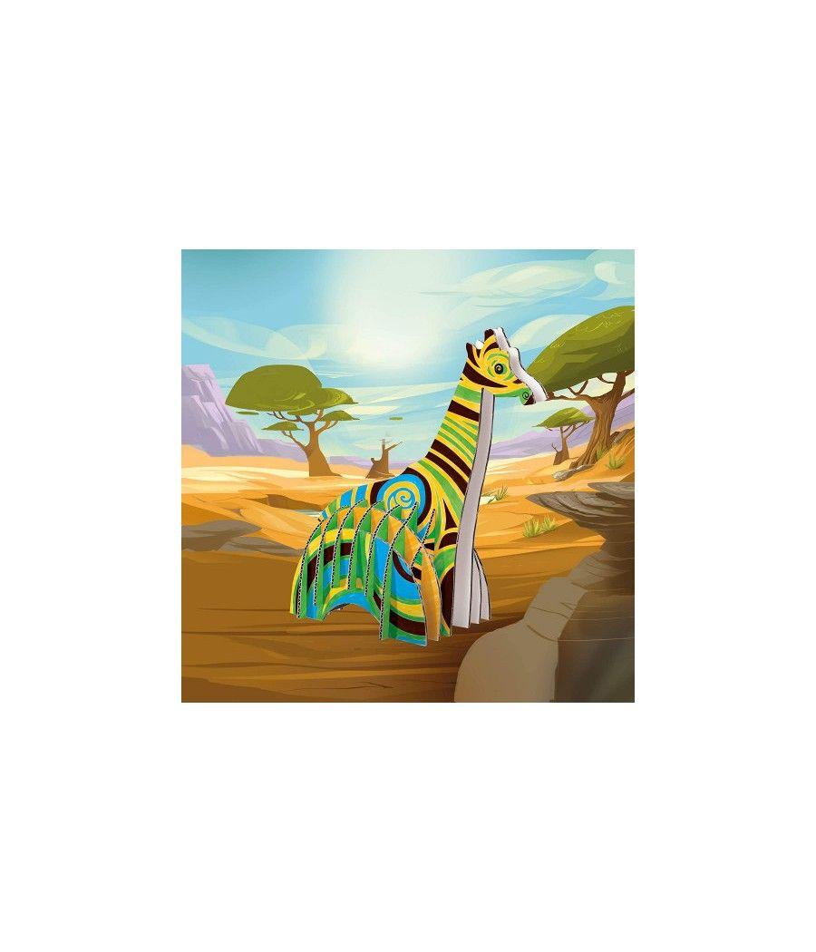 Set create & color giraffe 3d carioca 42901