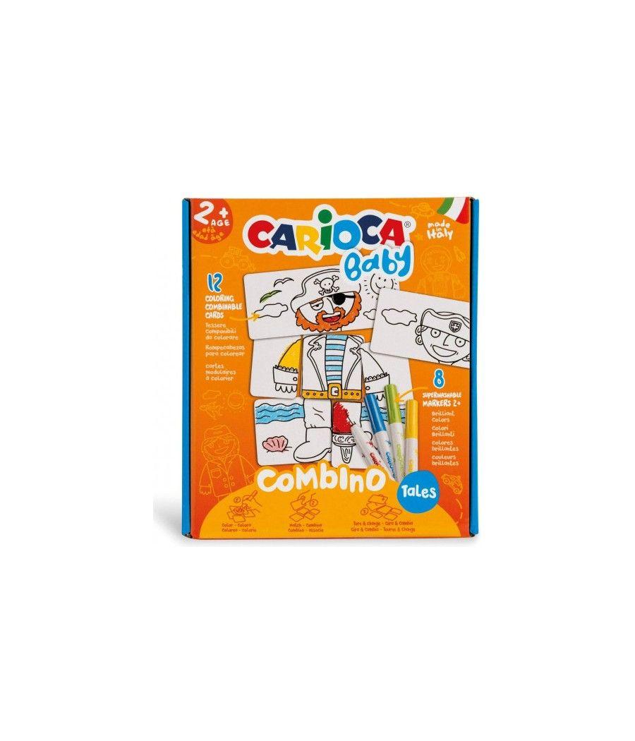 Set baby combino 2+ tales + 8 rotuladores carioca 42895