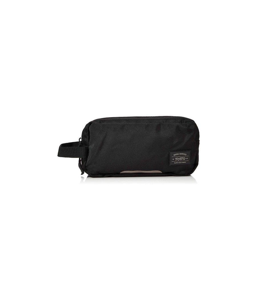 Estuche juvenil eco-friendly klass negro totto ac52yat001-1910z-n01