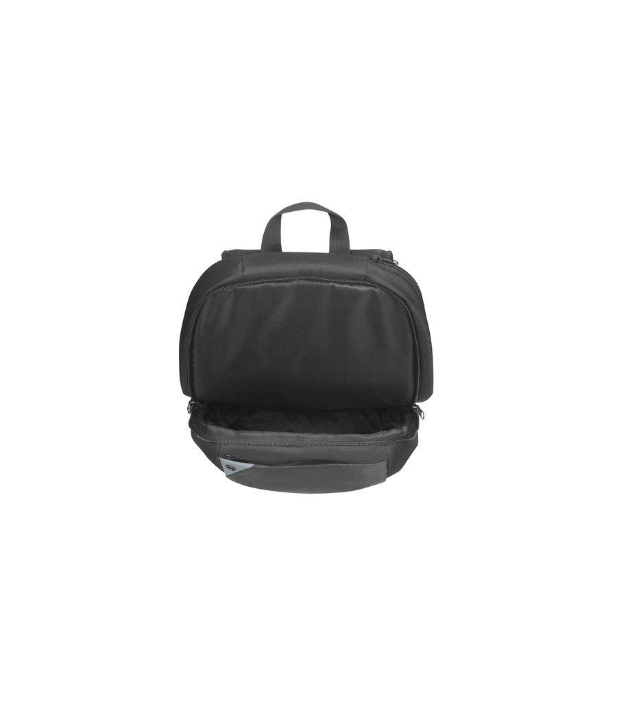 Targus TBB565GL maletines para portátil 39,6 cm (15.6") Mochila Negro, Gris - Imagen 3