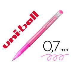 Roller gel borrable uf-222 0,7 mm. rosa uni-ball 233817000 pack 12 unidades