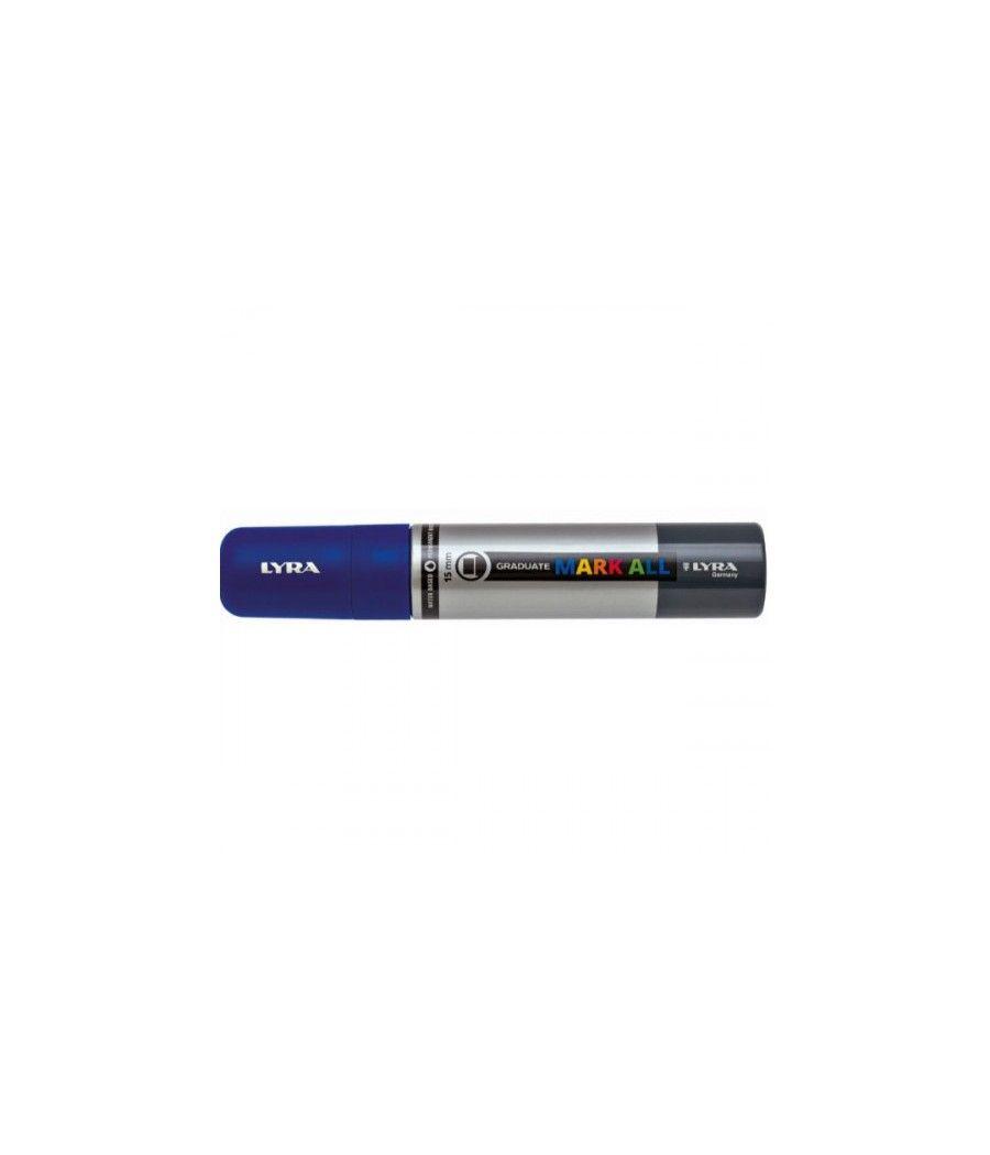 Marcador permanente mark all azul oscuro 15 mm lyra groove l6840050