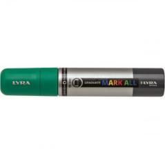 Marcador permanente mark all verde esmeralda 15 mm lyra groove l6840063