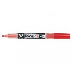 Rotulador pizarra blanca vboard master s rojo pilot wbma-vs-ef-r-bg pack 10 unidades