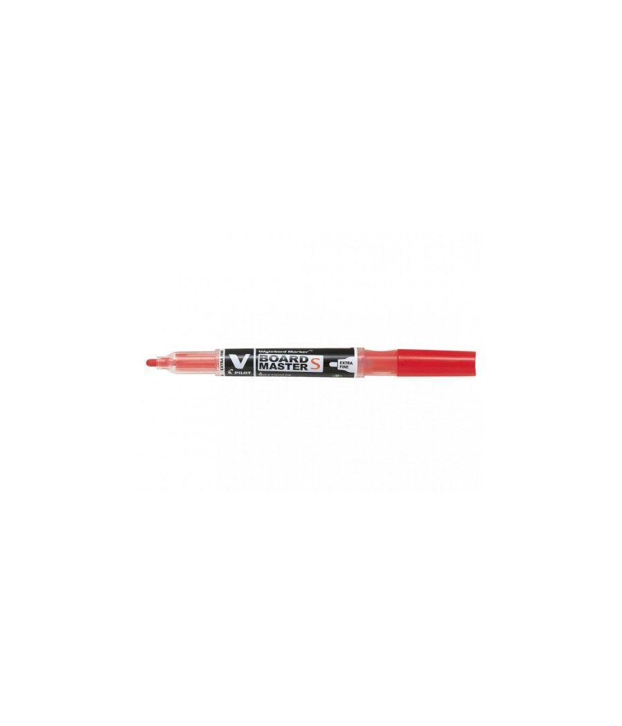 Rotulador pizarra blanca vboard master s rojo pilot wbma-vs-ef-r-bg pack 10 unidades