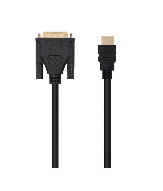 Nanocable HDMI - DVI, 5m HDMI tipo A (Estándar) Negro - Imagen 2