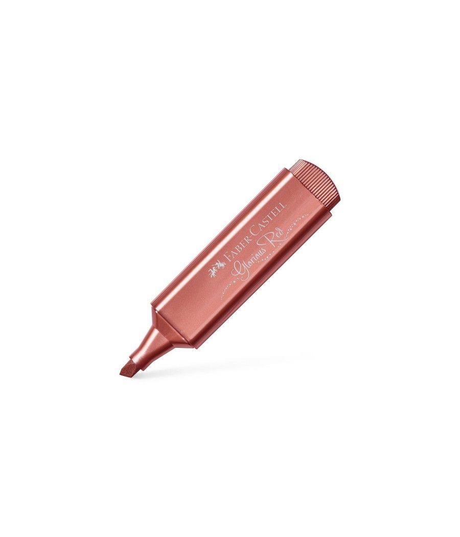 Faber-castell textliner 46 marcador 1 pieza(s) rojo metalizado pack 10 unidades