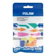 Milan herramientas de modelado (2 mangos y 8 puntas)