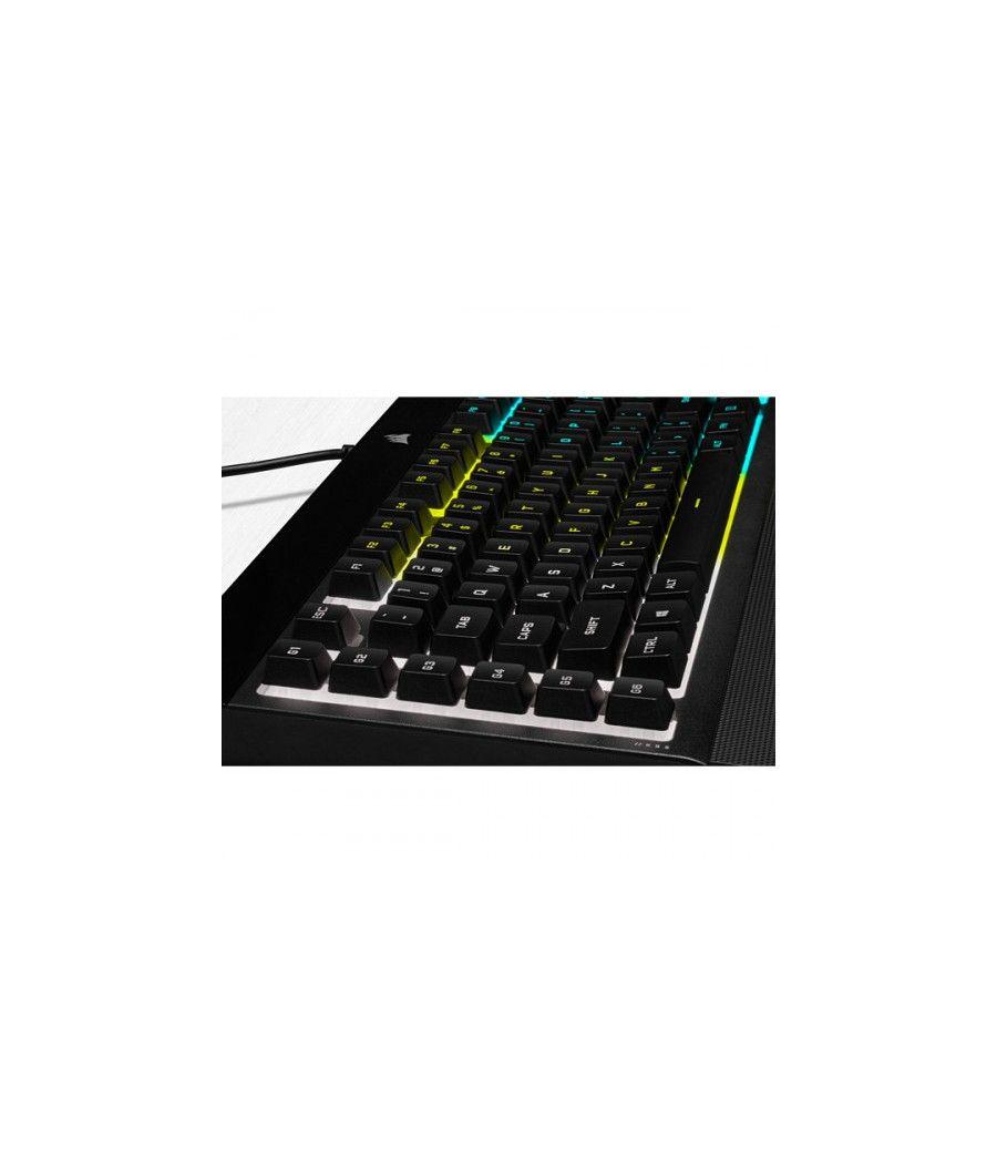 Corsair k55 rgb pro teclado usb qwerty español negro