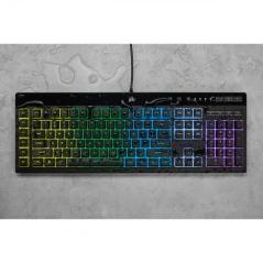 Corsair k55 rgb pro teclado usb qwerty español negro