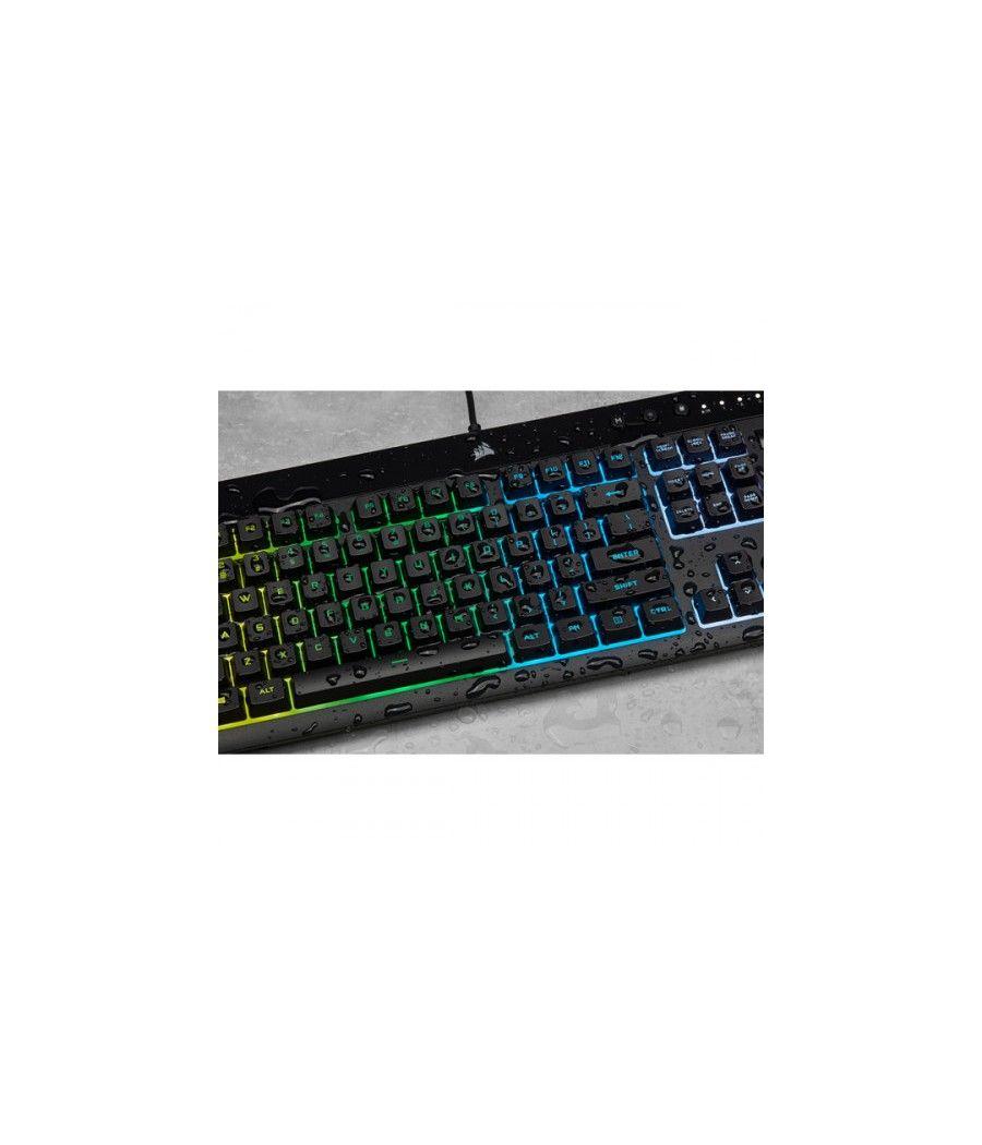 Corsair k55 rgb pro teclado usb qwerty español negro