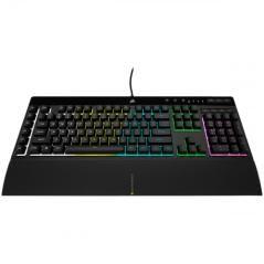 Corsair k55 rgb pro teclado usb qwerty español negro