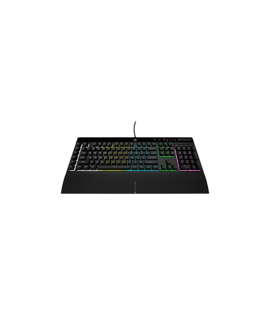 Corsair k55 rgb pro teclado usb qwerty español negro