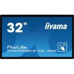 Iiyama prolite tf3239msc-b1ag monitor pantalla táctil 80 cm (31.5") 1920 x 1080 pixeles multi-touch multi-usuario negro