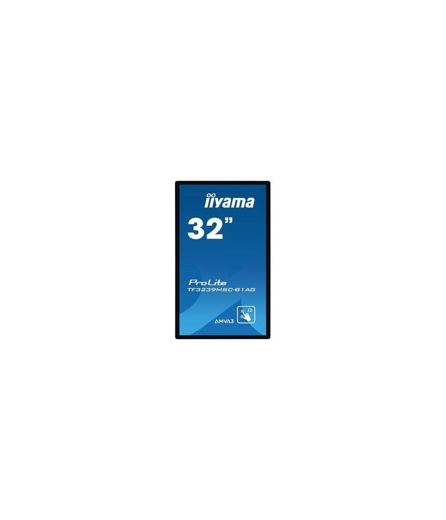 Iiyama prolite tf3239msc-b1ag monitor pantalla táctil 80 cm (31.5") 1920 x 1080 pixeles multi-touch multi-usuario negro