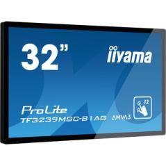 Iiyama prolite tf3239msc-b1ag monitor pantalla táctil 80 cm (31.5") 1920 x 1080 pixeles multi-touch multi-usuario negro