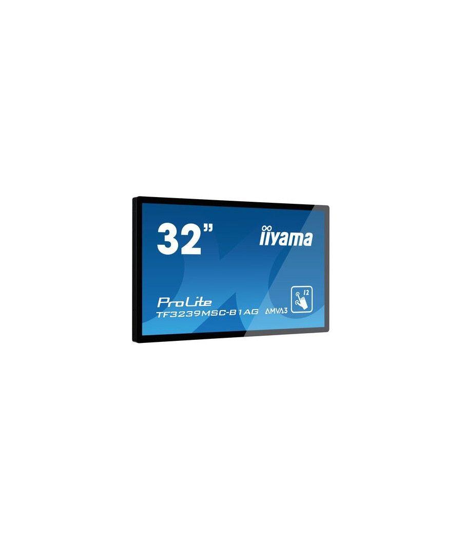 Iiyama prolite tf3239msc-b1ag monitor pantalla táctil 80 cm (31.5") 1920 x 1080 pixeles multi-touch multi-usuario negro