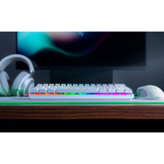 Razer huntsman mini teclado usb qwerty internacional de ee.uu. blanco