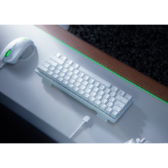 Razer huntsman mini teclado usb qwerty internacional de ee.uu. blanco