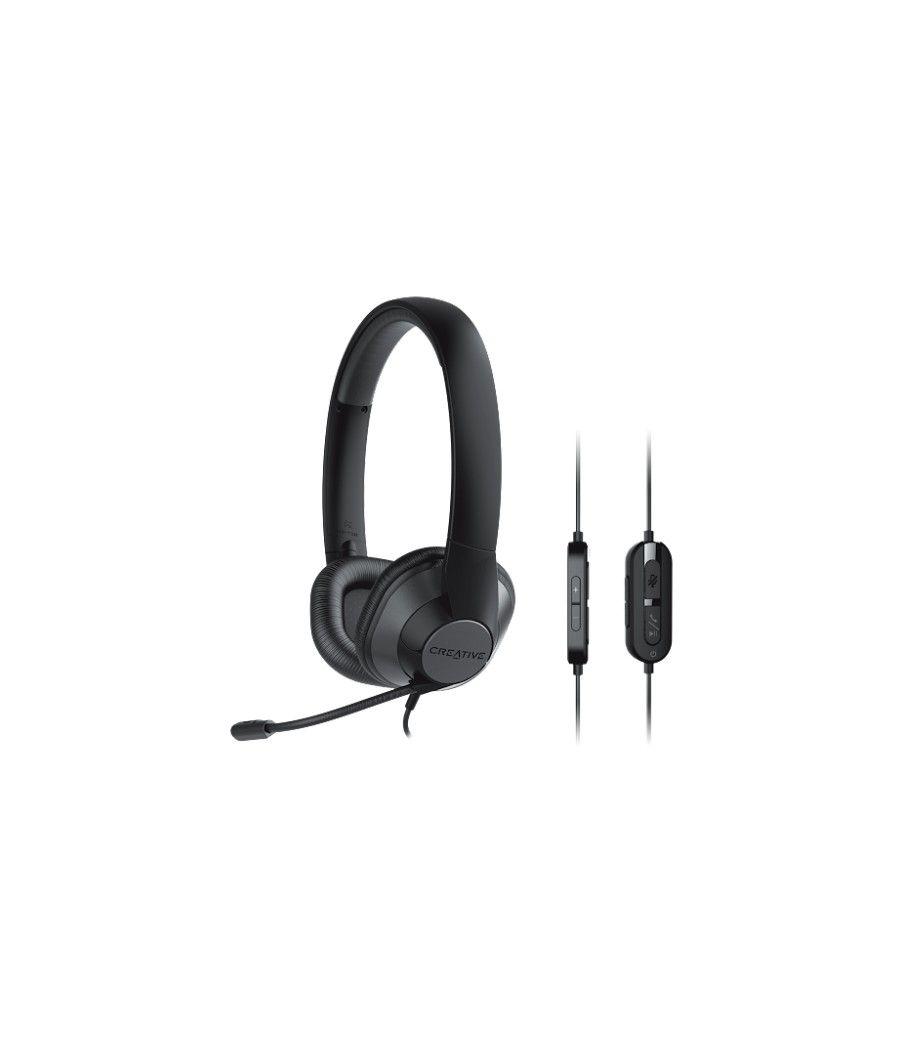 Creative labs hs-720 v2 auriculares alámbrico diadema oficina/centro de llamadas negro