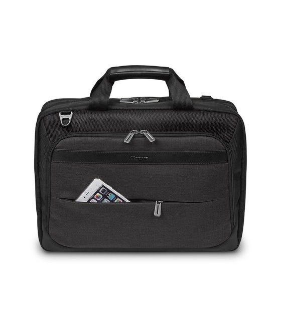 Targus CitySmart maletines para portátil 39,6 cm (15.6") Bandolera Negro, Gris
