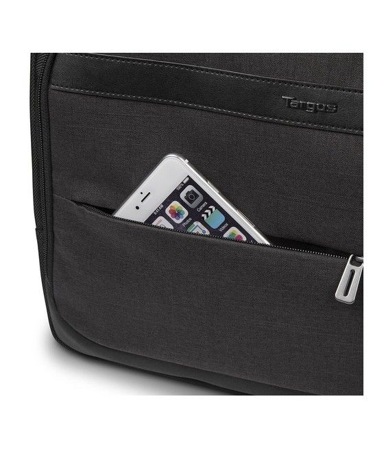 Targus CitySmart maletines para portátil 39,6 cm (15.6") Bandolera Negro, Gris - Imagen 6