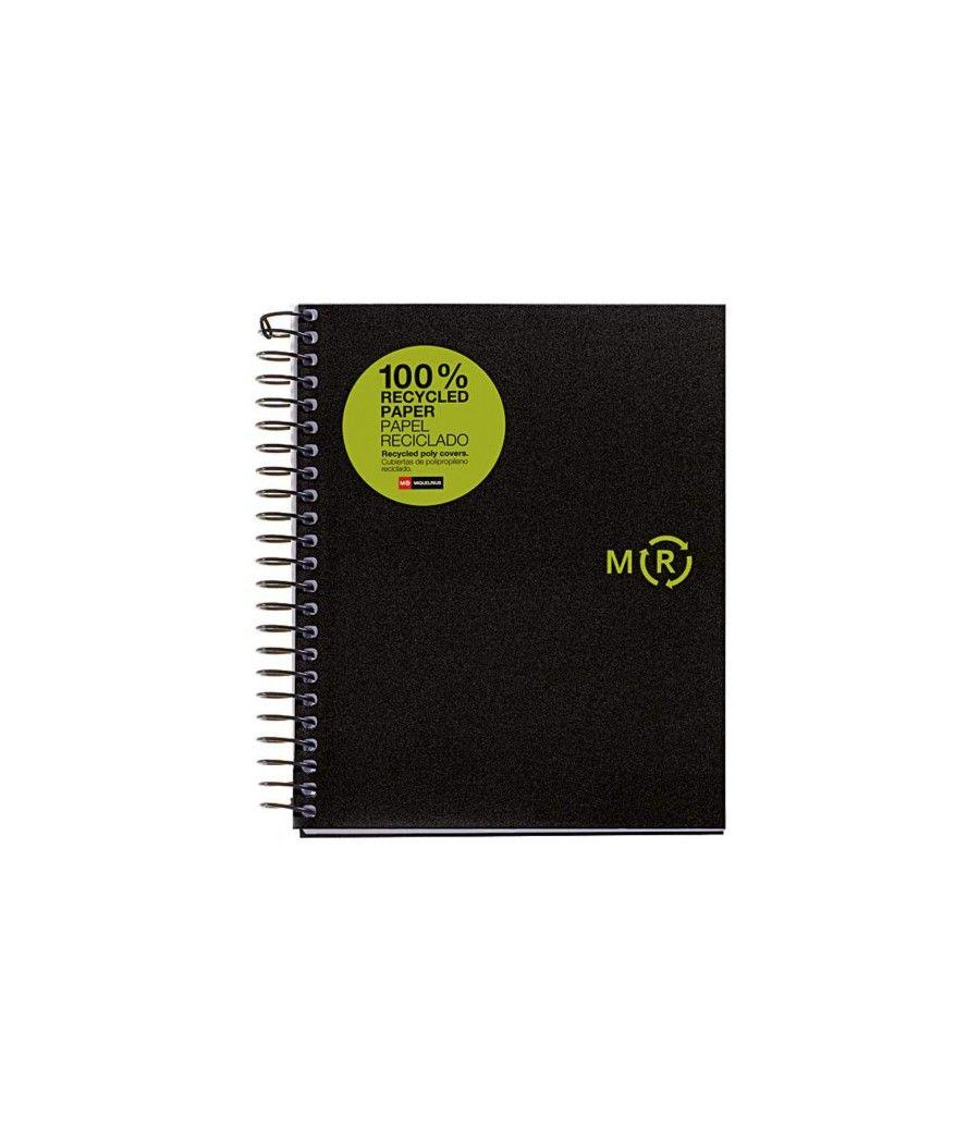 Cuaderno 100% reciclado nb-4 a5 120hojas tapas polipropileno miquelrius 6039