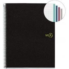 Cuaderno 100% reciclado nb-4 a4 120hojas tapas polipropileno miquelrius 6038