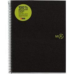 Cuaderno 100% reciclado nb-4 a4 120hojas tapas polipropileno miquelrius 6038