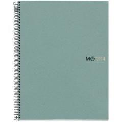 Cuaderno 100% reciclado nb-4 a4 120hojas ecoazul miquelrius 6083